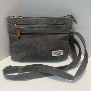 Travelon Anti-theft Heritage Women’s Crossbody Bag Pewter Gray RFID Slash Proof